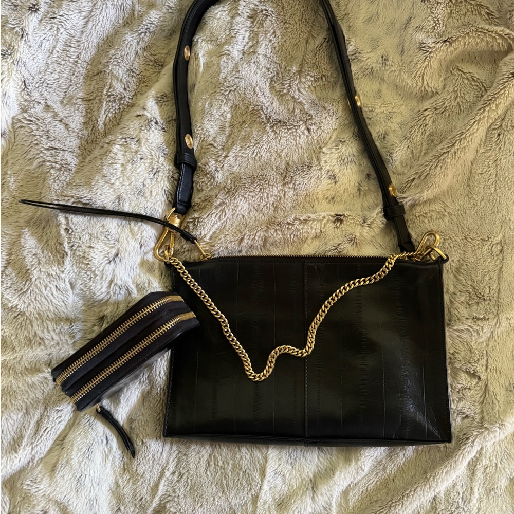 AllSaints Eve crossbody bag and matching wallet